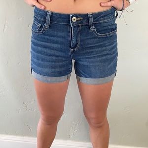 Denim shorts